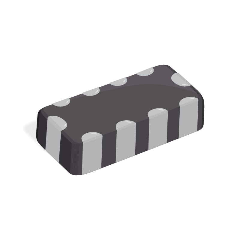 NFA31 Series 470 pF 25 V 200 mA SMD Capacitor type EMI Filter