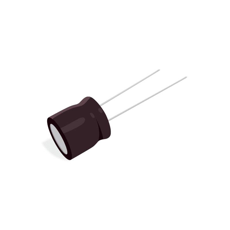 Aluminum Electrolytic Capacitor - Radial Leaded 100uF 35V 20%