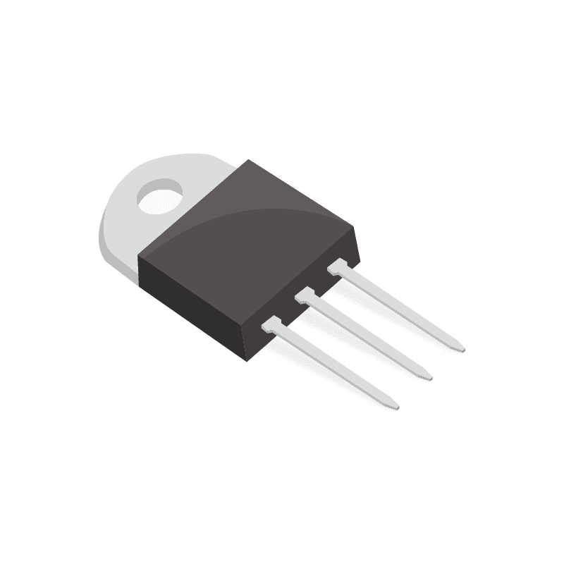 TRIAC BTA41-600BRG, 600V, Gate Trigger 1.3V 100mA, TOP Insulated 3-Pin