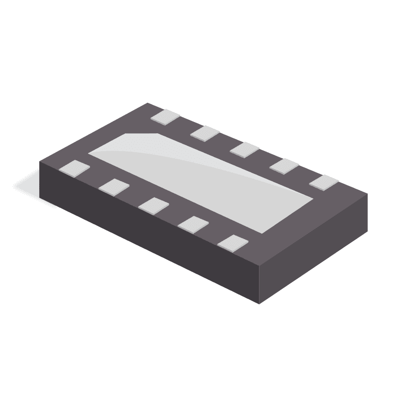 5.7-V, 5-A, 14-mΩ load switch with adj. rise time, -Voltage monitoring 10-WSON -40 to 105