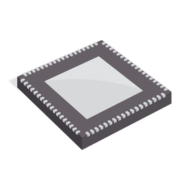 ADC Dual Pipelined 500Msps 14-bit Parallel/LVDS 72-Pin QFN EP