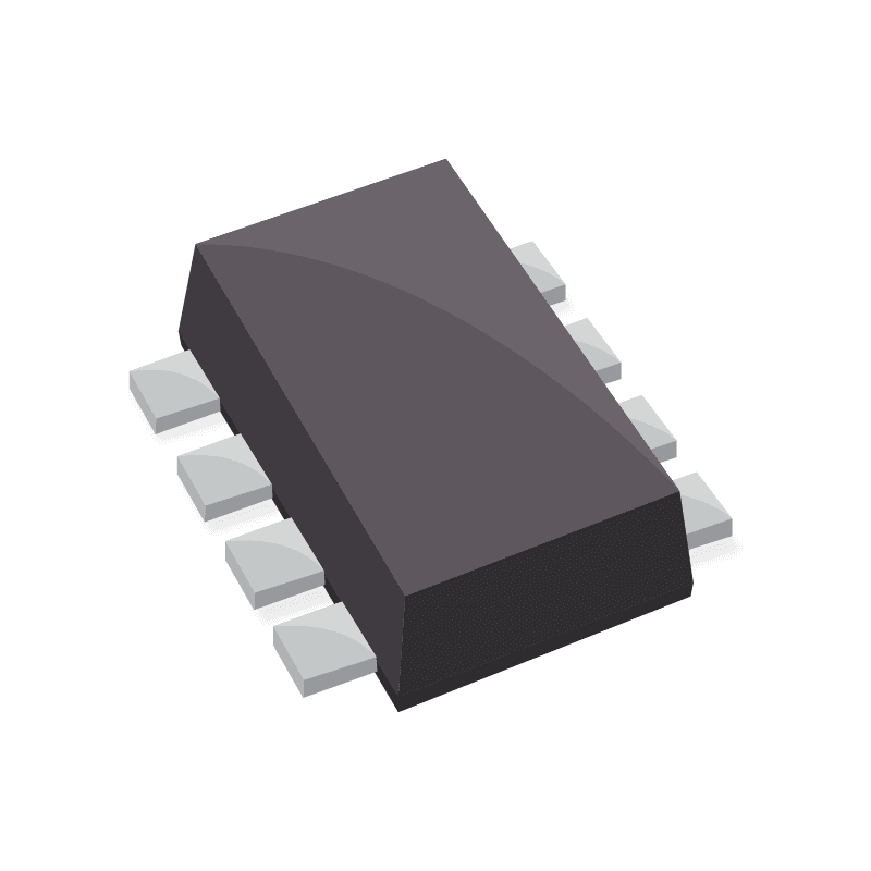 Digital ambient light sensor (ALS) with increased angular IR rejection 8-SOT-5X3 -40 to 85