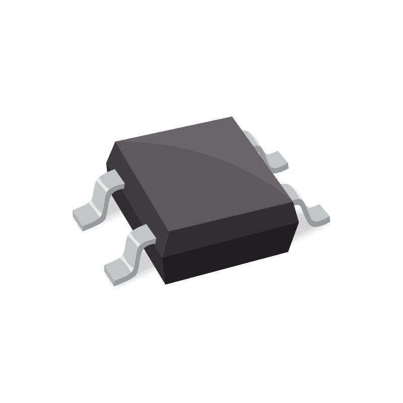 CPC1006N Series 75 mA 60 V SPST Surface Mount OptoMOS® Relay - SOIC-4