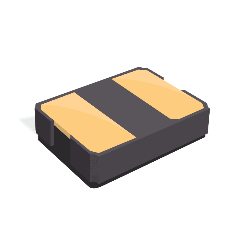 Crystal 0.032768MHz ±20ppm (Tol) 12.5pF FUND 70000Ohm 2-Pin Ultra Mini-CSMD T/R