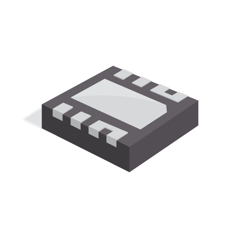 NCP45520IMNTWG-H Load Switch IC; Controlled Load Switch; 3 to 5.5V; 2.5W; 8-Pin; DFN