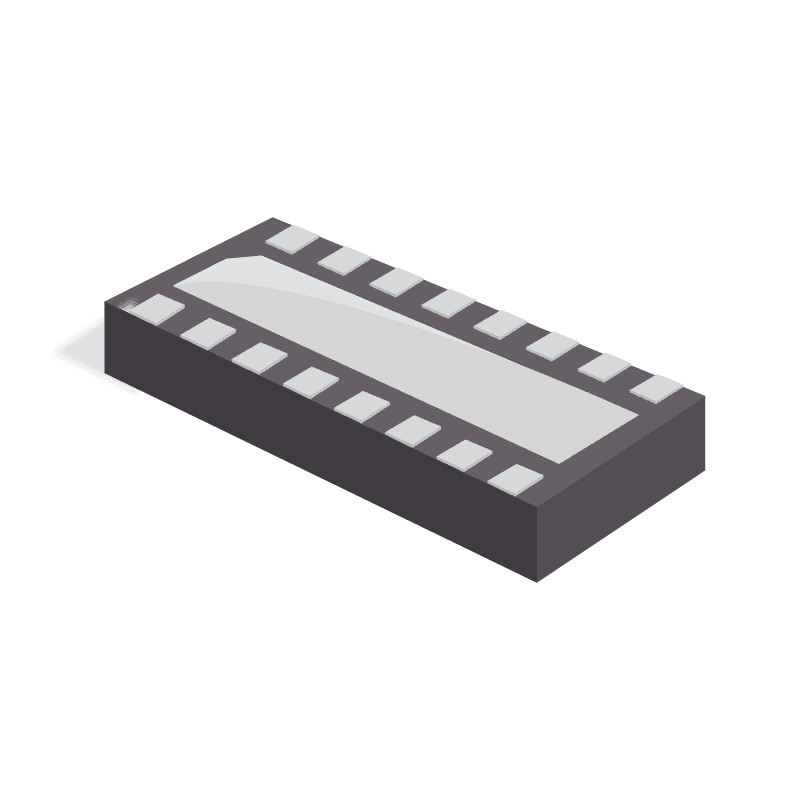 NUF8402 Series 8 V 20 pF 8 Channel EMI Filter with ESD Protection - DFN-16