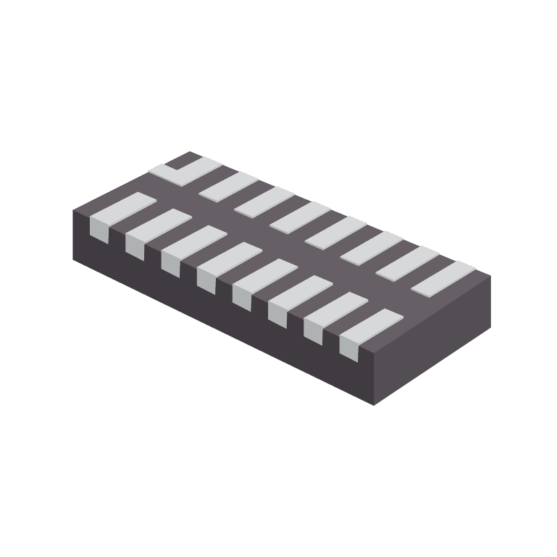 Common Mode Filter with ESD Protection 3Pair CMF for HDMI in DFN
