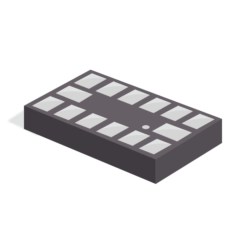 ADXL345BCCZ-RL7 Analog Devices Accelerometer X, Y, Z Axis 14LGA RoHS