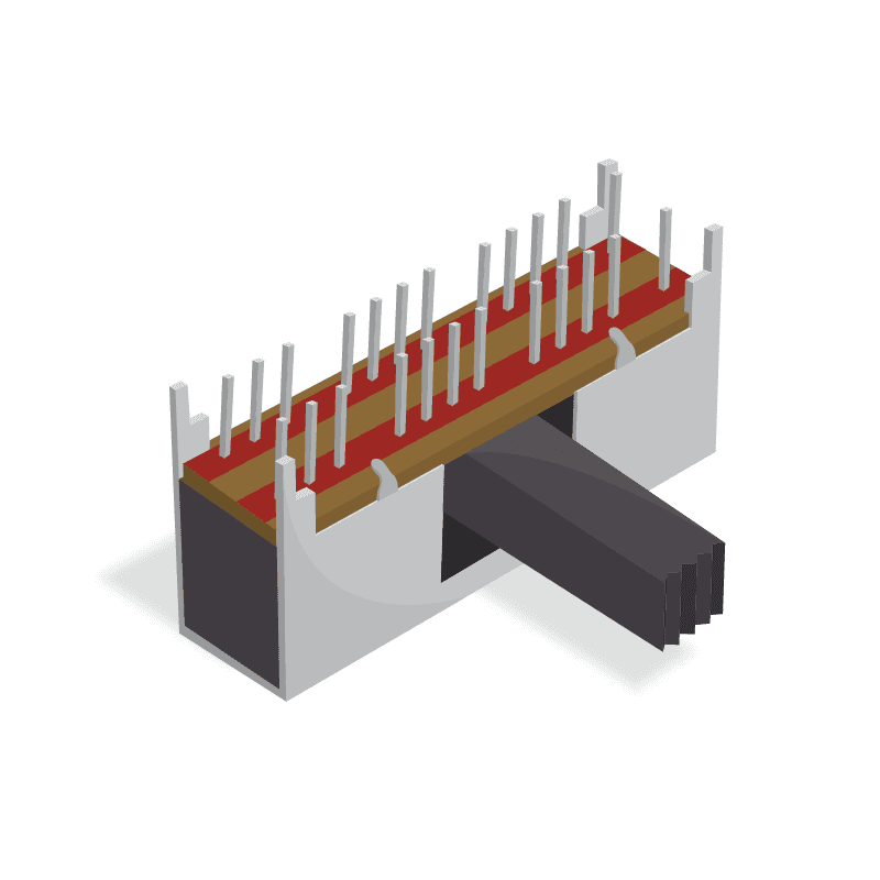 Switch Slide DPDT Top Slide 0.3A 6VDC 10000Cycles PC Pins Thru-Hole Bulk
