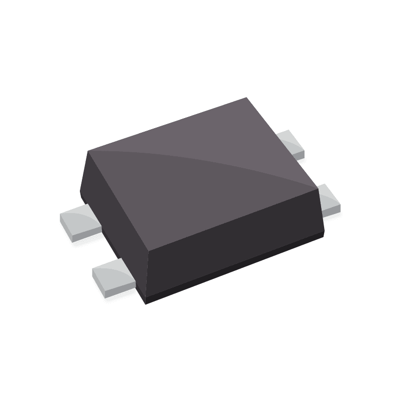 Hall Effect Sensor 1mA Omnipolar 1.85V 4-Pin SNT-A T/R