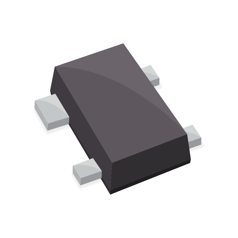 BFU660 Series 5.5 V 27 dB Gain NPN Wideband Silicon RF Transistor - SOT-343F-4