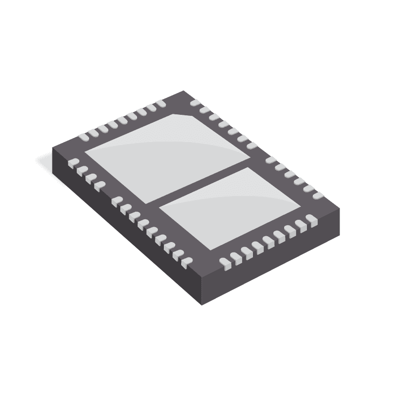 IEEE 802.3bt type 3 class 1-4 PoE PD with no-opto flyback DC-DC controller 45-VQFN -40 to 125