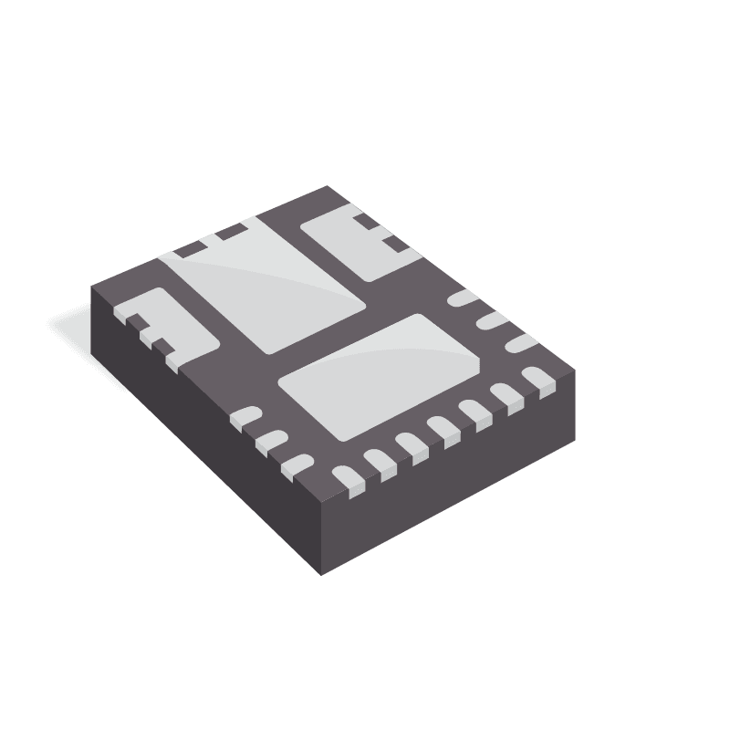 IR3897 Series 21 V 4 A 1500 kHz Buck Surface Mount Switching Regulator - PQFN-16
