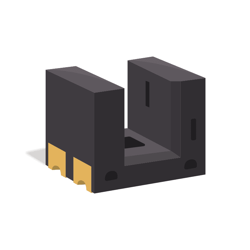 Optical Switches, Transmissive, Phototransistor Output SMT, 3mm Slot Transmissive Photo