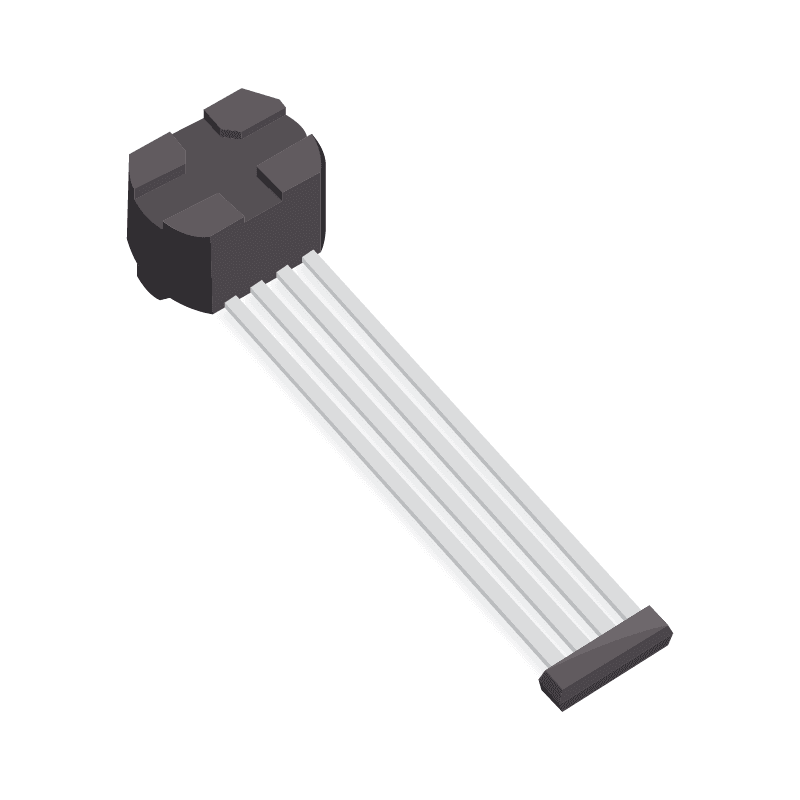 Hall Effect Sensor 25mA Differential 5V/9V/12V/15V/18V 4-Pin SIP Module(SG) T/R