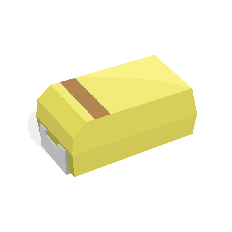 470uF Solid MnO2 Tantalum Electrolytic Capacitor; 10 V dc +/-10%; T495 Series