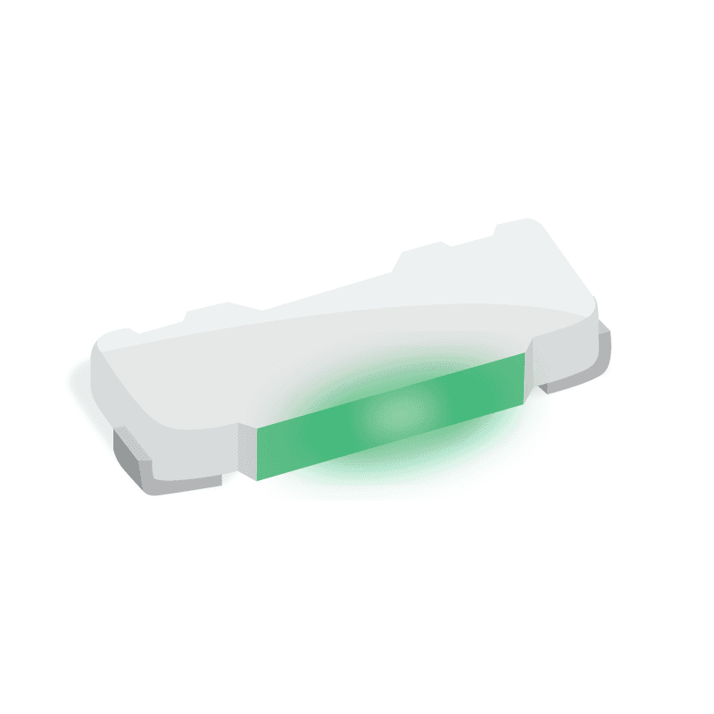 LED Multi-Color Chip Red/Green/Blue 624/540/480nm 30/20/20mA 6-Pin PLCC T/R