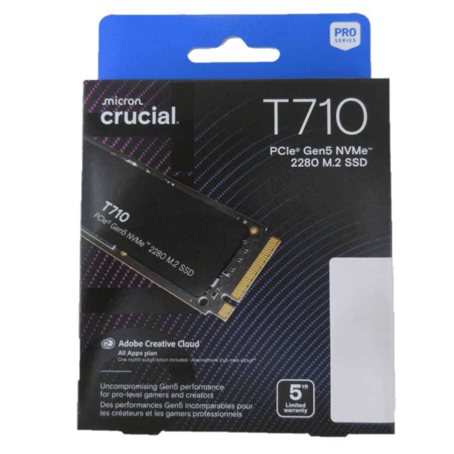 T710 Series 2TB M.2 2280 PCIe 5.0 x4 NVMe SSD