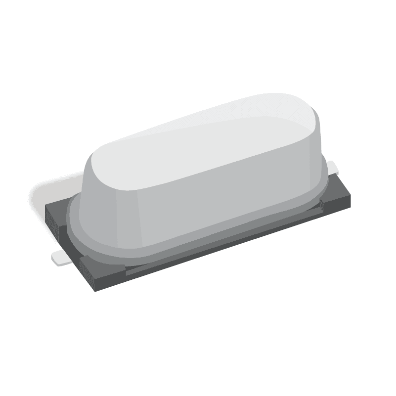 Crystal 8MHz ±20ppm (Tol) ±50ppm (Stability) 18pF FUND 80Ohm 2-Pin HC-49/US SMD T/R