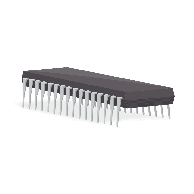 Memory OTP EPROM, 4Mb, 512K x 8, 5Vcc, -40°C to 85°C, 32-PDIP, RoHS