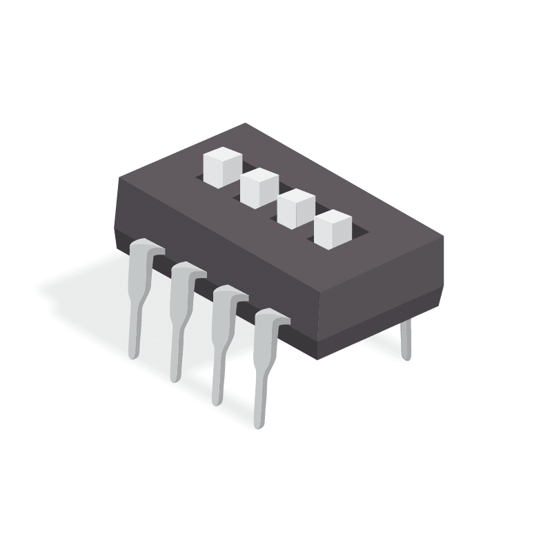 DIP - 8 Pin - TE - Switch