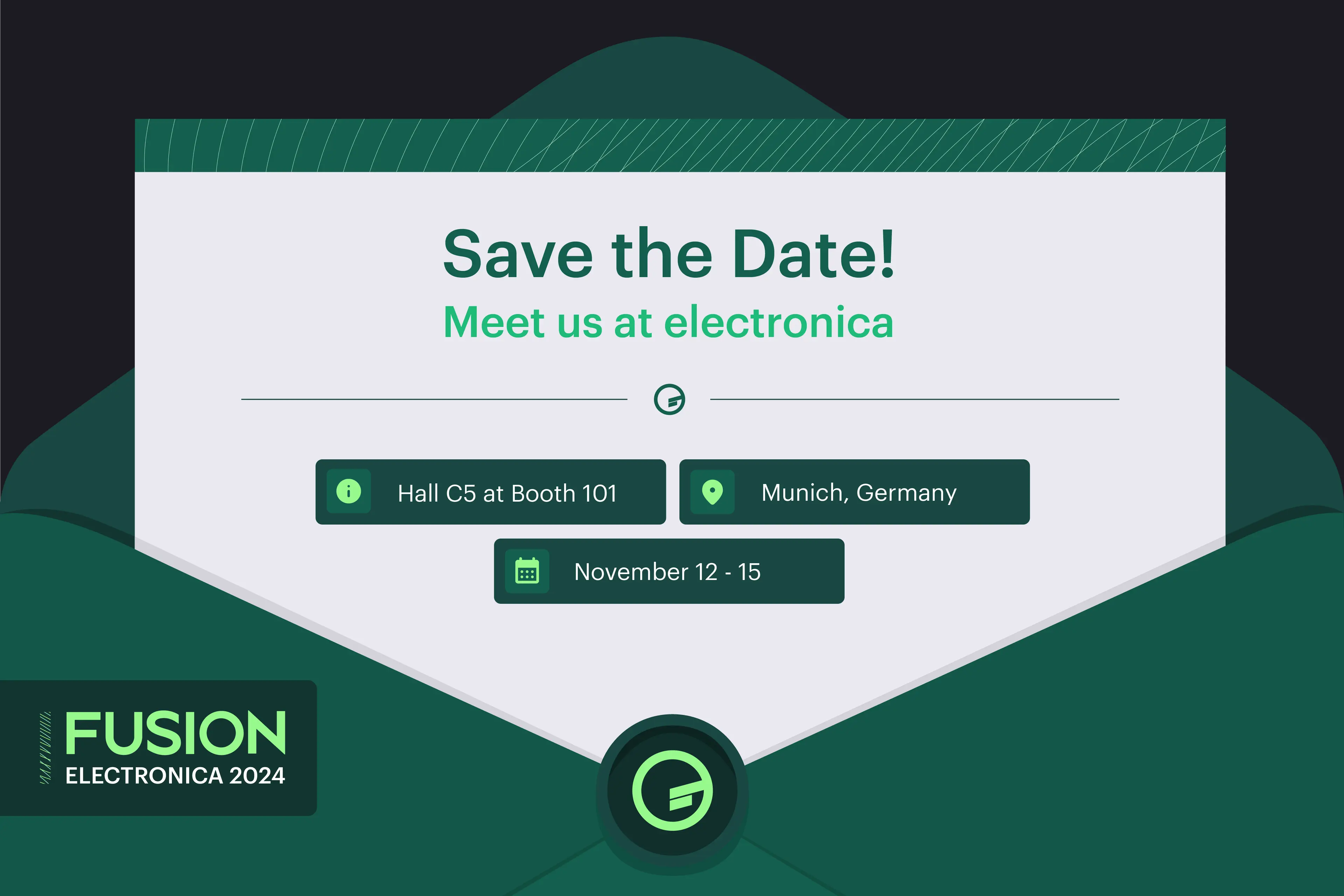Electronica 2022 booth