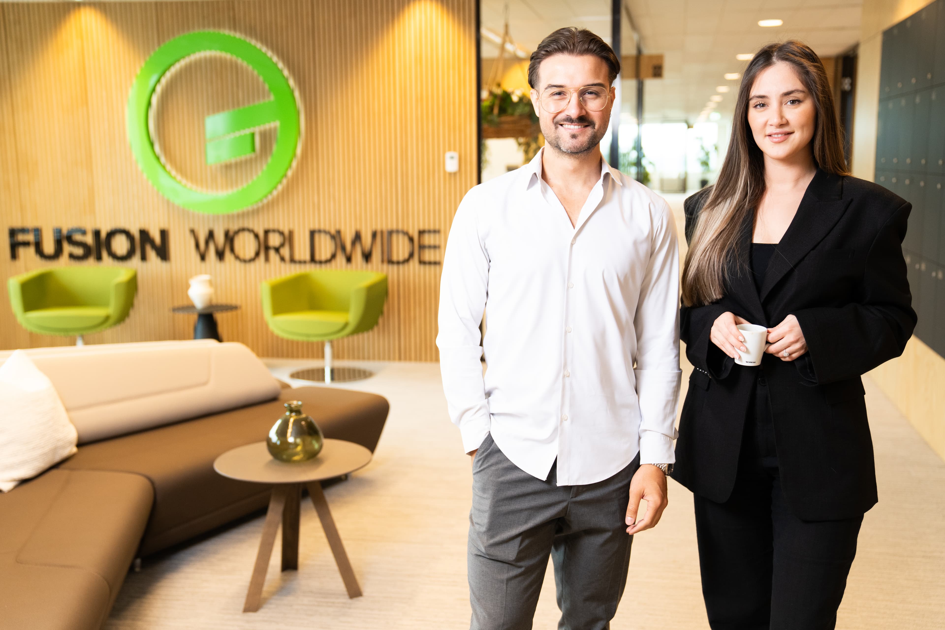 Girl giving orientation