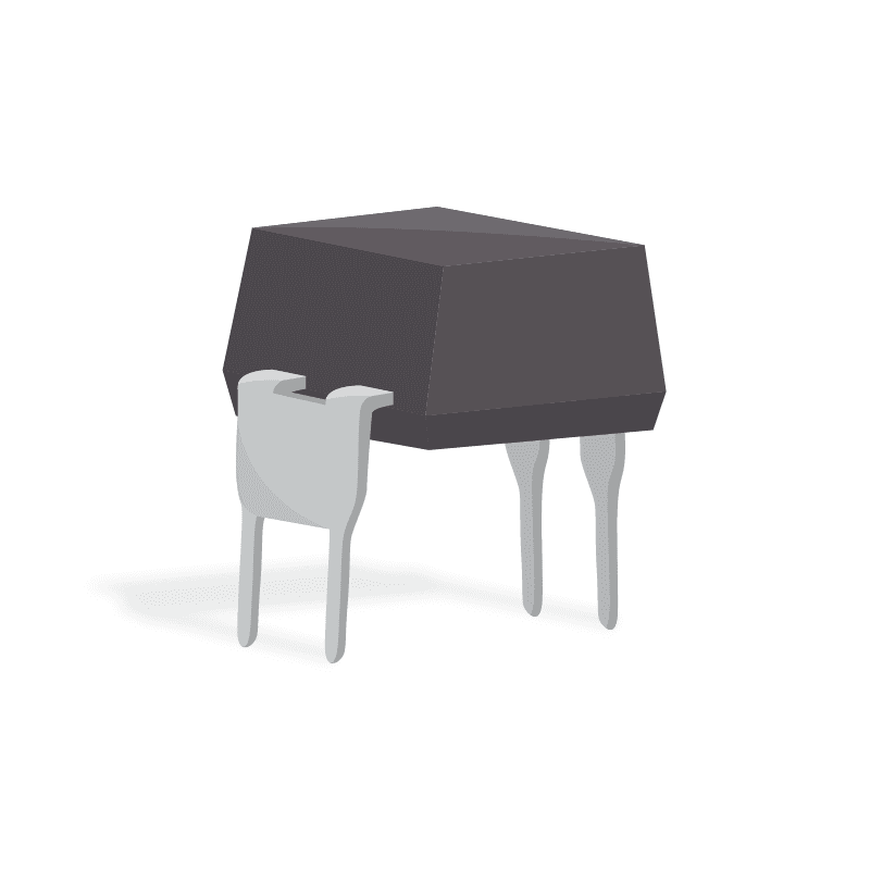 Single N-Channel 100 V 0.27 Ohms Through Hole Power Mosfet - HVMDIP-4