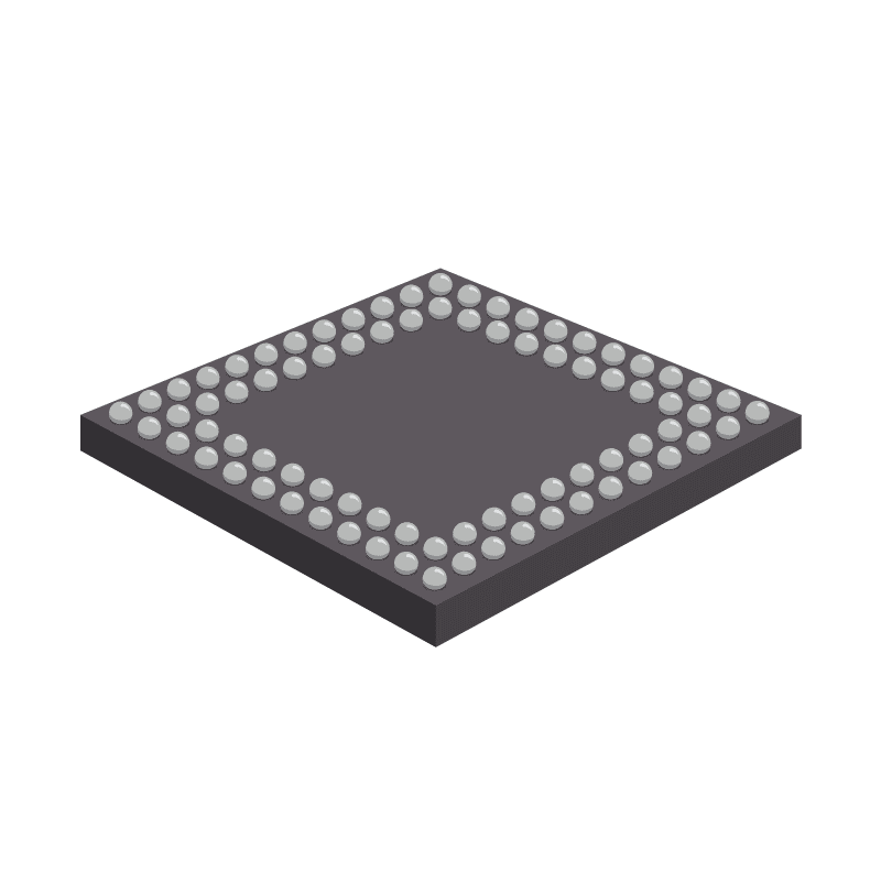 12 Bit Analog to Digital Converter 16 Input 1 SAR 80-CSPBGA (10x10)