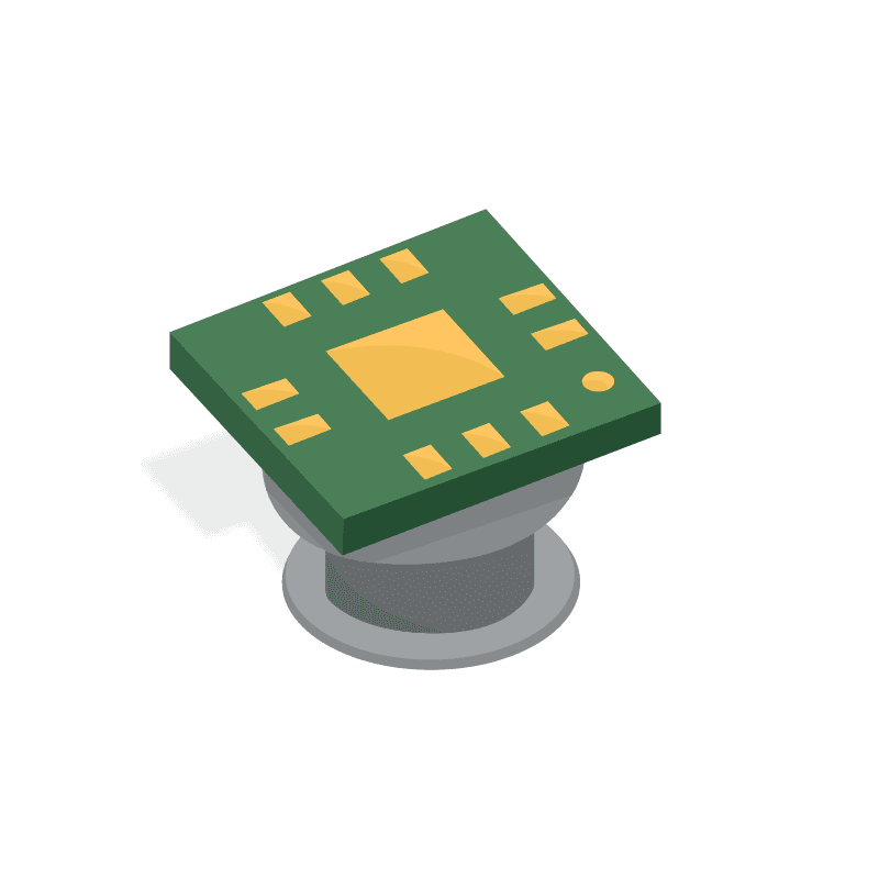 Board Mount Pressure Sensor 26kPa to 126kPa Absolute 10-Pin CCLGA T/R