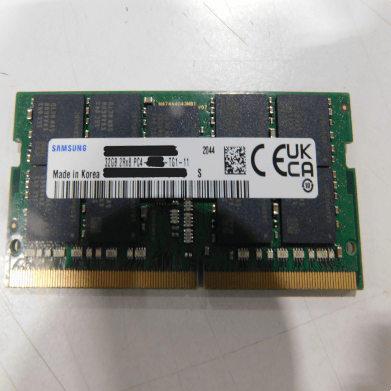32GB DDR4 3200 ECC SODIMM