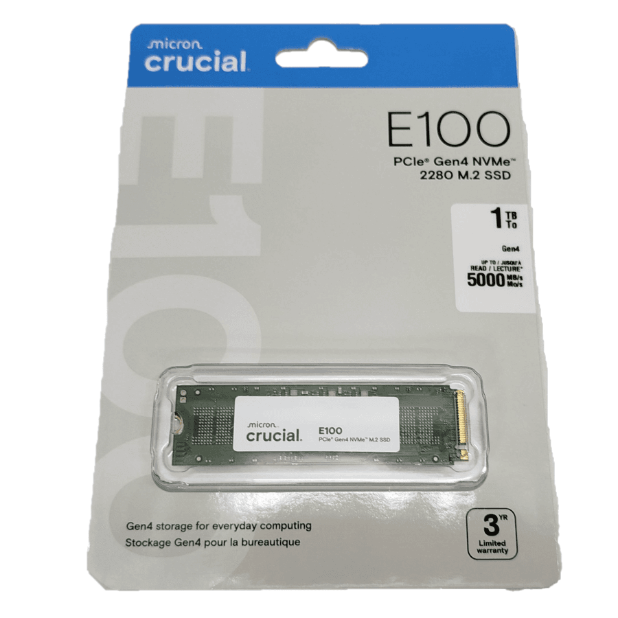 E100 1TB M.2 NVMe PCIe Gen4 Internal SSD